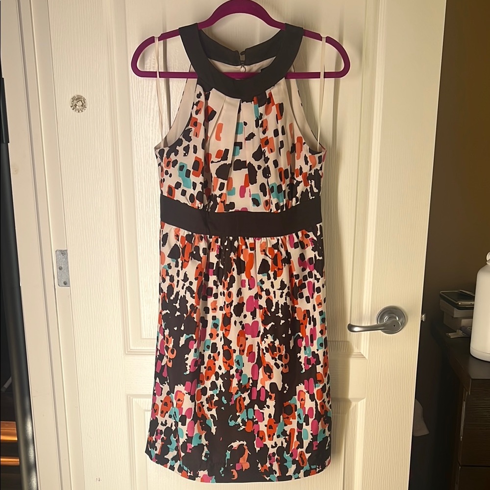 Max & Cleo Brown and Cream Dress